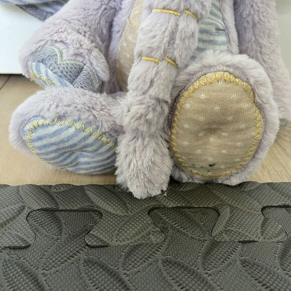 Demdaco Striped Oddball Elephant 13 inch Plush Children's Stuffed Stuffy Lovey - Picture 3 of 10